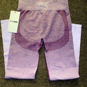 Purple Lilac Seamless Leggings size M